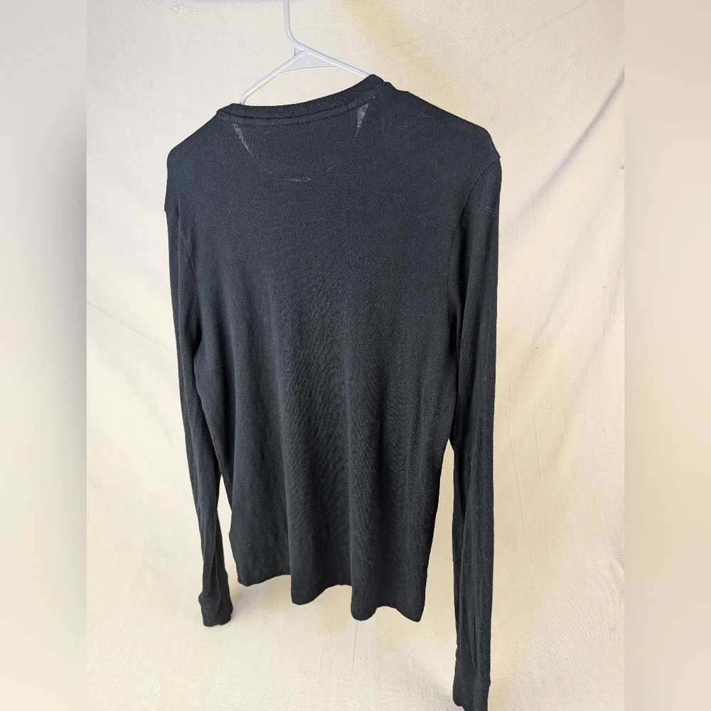 J.crew cashmere‎ blend size medium long sleeve t-shirt black.